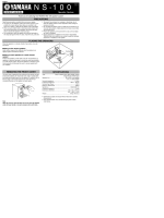 Yamaha NS-100-Owners-Manual 